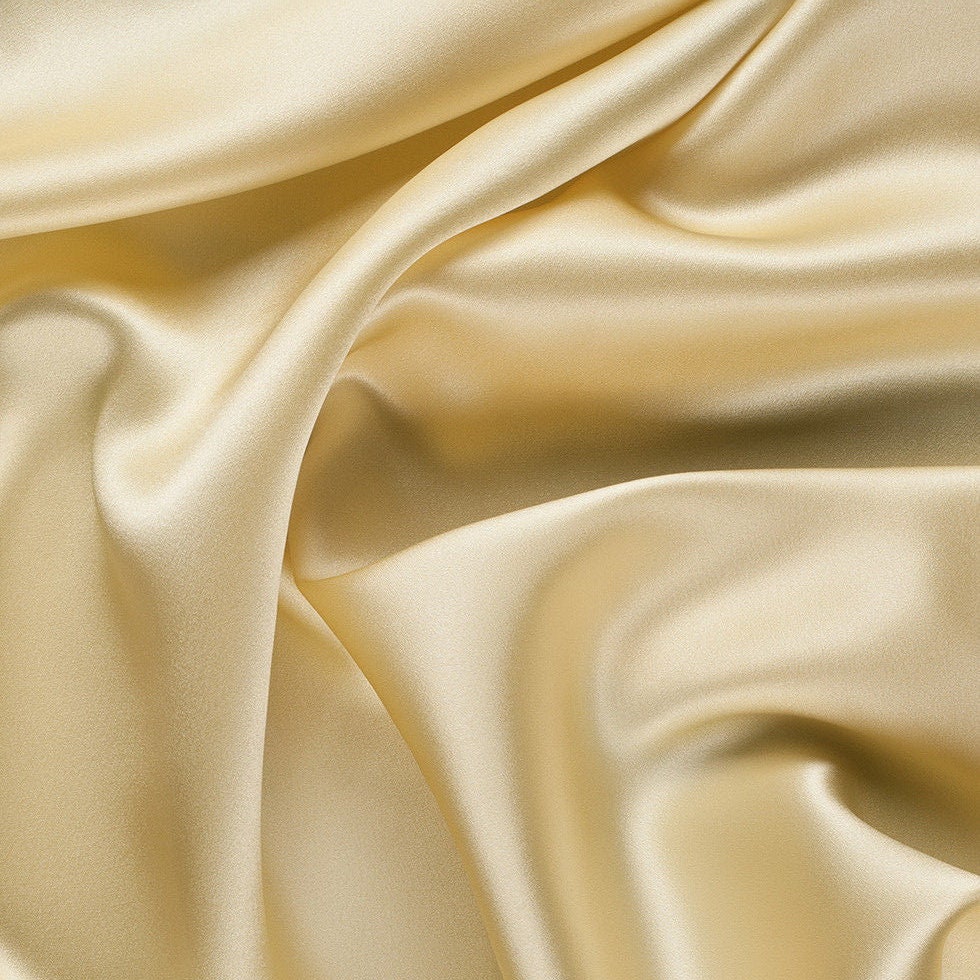 Seidenkrepp Rückseite Satinstoff, Seidensatin Pflegestoff, Satinstoff Weiß, Elfenbein Seidenkrepp Rückseite Satinstoff, Seidensatin Pflegestoff, Satinstoff Weiß, Elfenbein von EZSilk