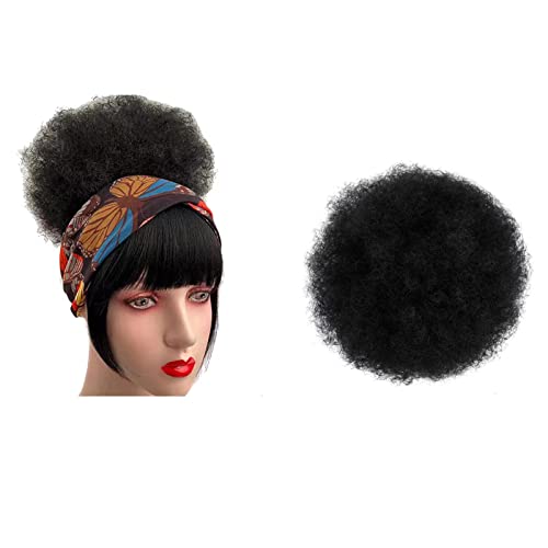 Afro Puff Kordelzug Pferdeschwanz Synthetische kurze Afro-Dutt-Verlängerung Haarteil lockiger Pferdeschwanz Afro Chignon Haarteile Perücke Party Kostüm für schwarze Frauen Afro Puff Kordelzug Pferdeschwanz Synthetische kurze Afro-Dutt-Verlängerung Haarteil lockiger Pferdeschwanz Afro Chignon Haarteile Perücke Party Kostüm für schwarze Frauen von EZVFIRPDFZ