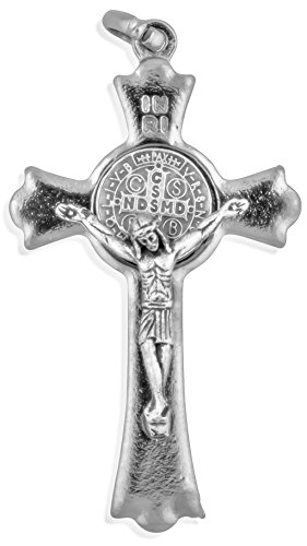 EZVFIRPDFZ 5,1 cm langer Anhänger mit St. Benedikt-Kreuz von EZVFIRPDFZ