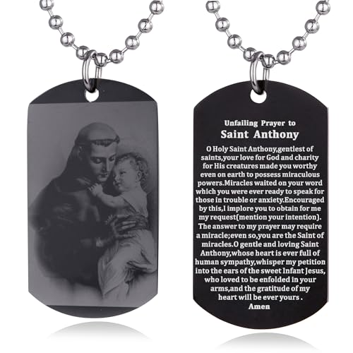 EZVFIRPDFZ Erkennungsmarke mit Bibelvers und Aufschrift "Scripture Tauf", graviert, katholisch, christlich, Kommunion, Konfirmation, Ritus, Geschenk von EZVFIRPDFZ