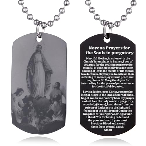 EZVFIRPDFZ Erkennungsmarke mit Bibelvers und Aufschrift "Scripture Tauf", graviert, katholisch, christlich, Kommunion, Konfirmation, Ritus, Geschenk von EZVFIRPDFZ