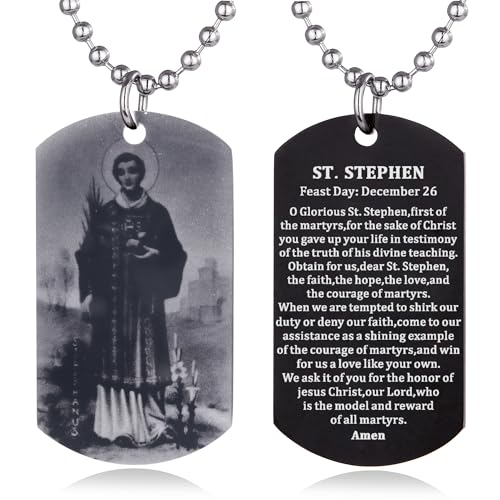 EZVFIRPDFZ Erkennungsmarke mit Bibelvers und Aufschrift "Scripture Tauf", graviert, katholisch, christlich, Kommunion, Konfirmation, Ritus, Geschenk von EZVFIRPDFZ