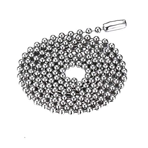 EZVFIRPDFZ Halskette für Herren und Damen, Edelstahl, einfache kleine Perle/runde Box/NK/Kaffeebohnen/Blumentopf-Kette, 23.6 Inches EZVFIRPDFZ Halskette für Herren und Damen, Edelstahl, einfache kleine Perle/runde Box/NK/Kaffeebohnen/Blumentopf-Kette, 23.6 Inches von EZVFIRPDFZ