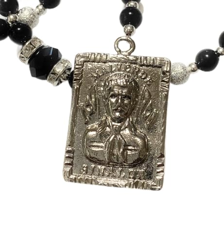 EZVFIRPDFZ Rosenkranz-Halskette.de la.Y-Stil Halskette von EZVFIRPDFZ