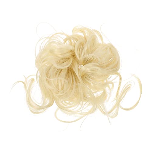 Unordentliches Dutt-Haarteil für Damen, natürlicher Look, lockige Dutt-Extensions mit Gummiband, leichtes synthetisches Haargummi für einfaches Styling und bequeme Hochsteckfrisuren Unordentliches Dutt-Haarteil für Damen, natürlicher Look, lockige Dutt-Extensions mit Gummiband, leichtes synthetisches Haargummi für einfaches Styling und bequeme Hochsteckfrisuren von EZVFIRPDFZ