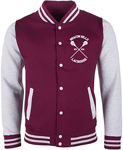 EZYshirt® Beacon Hills Lacrosse Teen Wolf Damen & Herren Team College Jacke von Ezyshirt