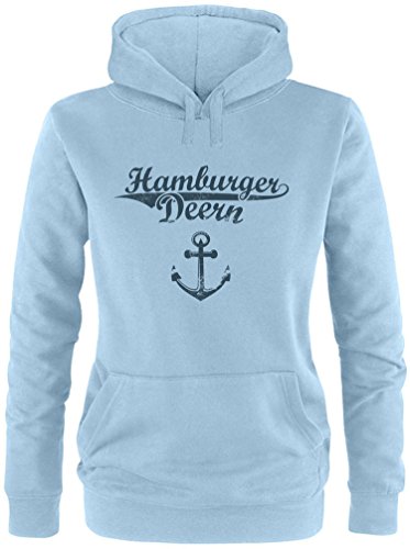 EZYshirt® Hamburger Jung & Deern Vol. 2 Damen Hoodie | Damen Kapuzenpullover | Damen Pullover von Ezyshirt