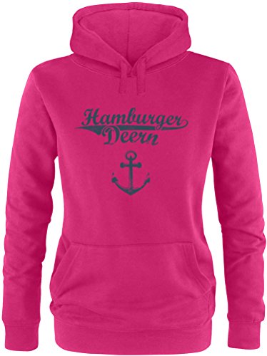 EZYshirt® Hamburger Jung & Deern Vol. 2 Damen Hoodie | Damen Kapuzenpullover | Damen Pullover von Ezyshirt