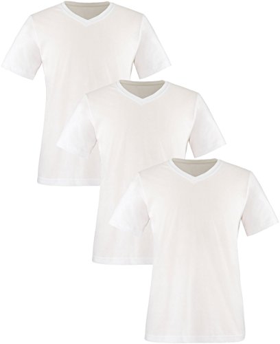 EZYshirt® Herren V-Neck Shirt im 3er Pack von Ezyshirt