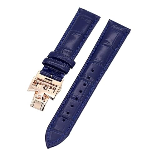 EZZON 19 mm, 20 mm, 22 mm, doppelseitiges Rindslederarmband für Vacheron VC Uhrenarmband Constantin für Damen und Herren, 22 mm, Achat von EZZON