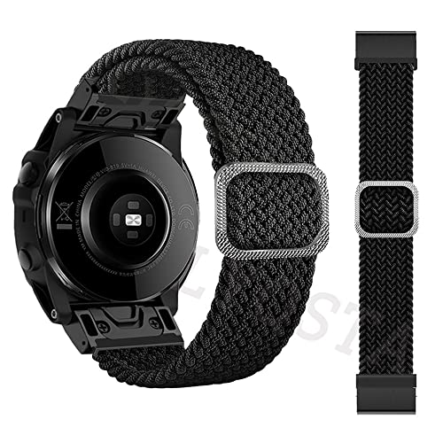 EZZON 22 mm Nylon-Armband für Garmin Fenix 6, 6Pro, 5, 5Plus, 7, Forerunner 935, 945, Approach S60, S62, Armband für Garmin Epix, For Approach S60 S62, Achat von EZZON