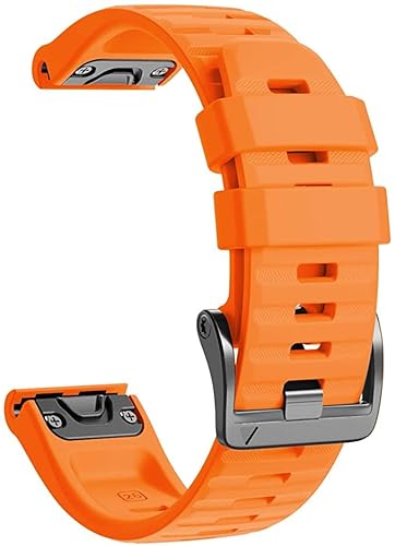 EZZON 22 x 26 mm Armband für Garmin Fenix 6 6X Pro 5X 5 Plus 3 3HR Forerunner 945 Silikon-Schnellverschluss-Armband, 22mm Fenix 5 5Plus, Achat von EZZON