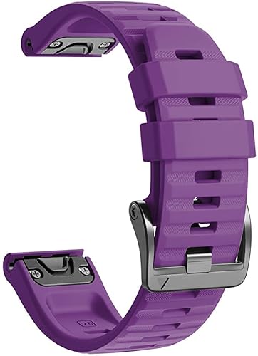 EZZON 22 x 26 mm Armband für Garmin Fenix 6 6X Pro 5X 5 Plus 3 3HR Forerunner 945 Silikon-Schnellverschluss-Armband, 22mm Fenix 5 5Plus, Achat von EZZON