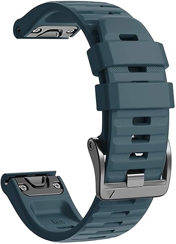 EZZON 22 x 26 mm Armband für Garmin Fenix 6 6X Pro 5X 5 Plus 3 3HR Forerunner 945 Silikon-Schnellverschluss-Armband, 26mm Fenix 3 3HR, Achat von EZZON