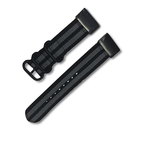 EZZON 26 mm Nylon-Uhrenarmband für Garmin Fenix 7X 6X Pro 5X Plus Smart Armband für Fenix 3 3HR Armband, 26 mm, Achat von EZZON