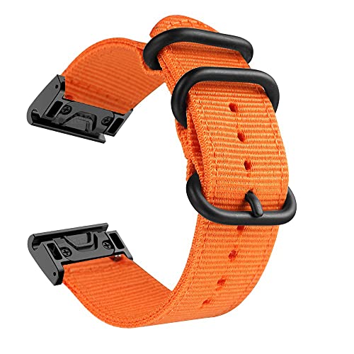 EZZON 26 mm Nylon-Uhrenarmband für Garmin Fenix 7X 6X Pro 5X Plus Smart Armband für Fenix 3 3HR Armband, For Fenix 5x 5xplus, Achat von EZZON