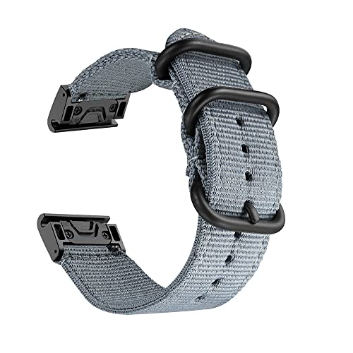 EZZON 26 mm Nylon-Uhrenarmband für Garmin Fenix 7X 6X Pro 5X Plus Smart Armband für Fenix 3 3HR Armband, For Fenix 6X 6Xpro, Achat von EZZON