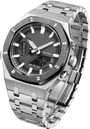 EZZON 5. Generation Ga2100 GM2100 Metall-Uhrenarmbandlünette, Mod-Kit, für GA2110 Uhrengehäuse, Ersatzzubehör aus Eichenholz, Gm2100, Achat von EZZON