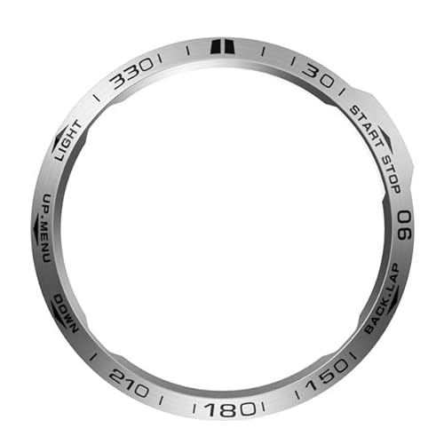EZZON Abdeckung Ringe Für Garmin Fenix 7 5 6X Pro/6X Saphir Uhr Lünette Ring Edelstahl Skulptur Zeiteinheiten Klebstoff Anti-Scratch, For Fenix 6X-6X Pro, Achat von EZZON