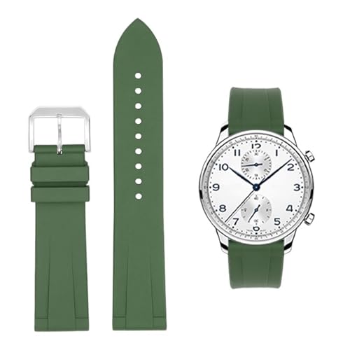 EZZON FKM Fluorkautschuk-Uhrenarmband für IWC Pilot Portugal Portofino, Band für Le Petit Prince Armband, Schnellverschluss, 20 mm, 22 mm, 20 mm, Achat von EZZON