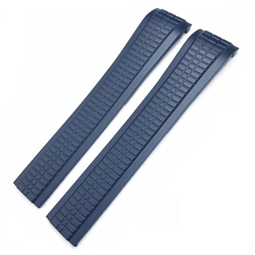 EZZON Für Patek Aquanaut Philippe Armband 5164A 5167A Schwarz Blau Weichgummi Gebogenes Ende Armbänder 21 mm Uhrenarmband, Whitout Buckle-21mm, Achat von EZZON