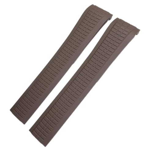 EZZON Für Patek Aquanaut Philippe Armband 5164A 5167A Schwarz Blau Weichgummi Gebogenes Ende Armbänder 21 mm Uhrenarmband, Whitout Buckle-21mm, Achat von EZZON