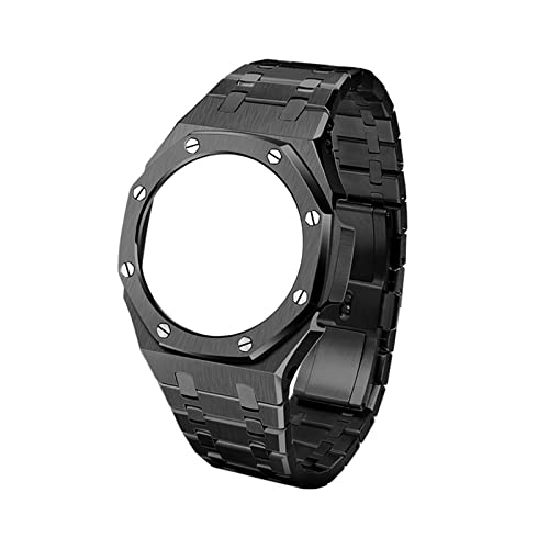 EZZON GA2100 Generation Metall-Lünette Uhrenarmbänder Edelstahl-Armband 316L Modifikationsband achteckig, Einheitsgröße, Achat von EZZON