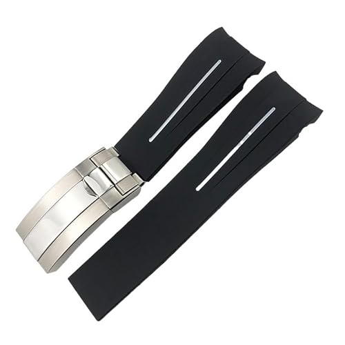 EZZON Gummiarmband, 21 mm, 22 mm, passend für Rolex Deepsea Sea-Dweller Submariner Blau/Schwarz, wasserdichtes Sport-Silikon-Uhrenarmband, 22 mm, Achat EZZON Gummiarmband, 21 mm, 22 mm, passend für Rolex Deepsea Sea-Dweller Submariner Blau/Schwarz, wasserdichtes Sport-Silikon-Uhrenarmband, 22 mm, Achat von EZZON