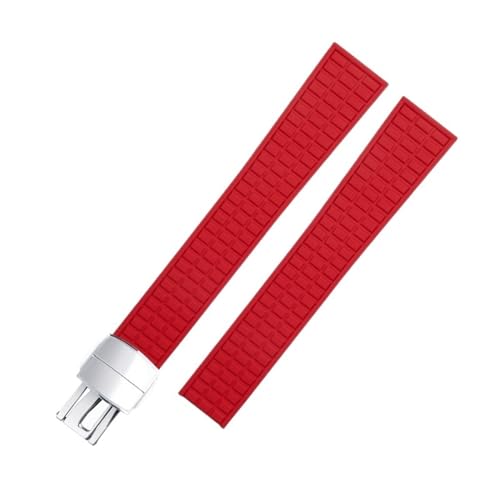 EZZON Passend für Patek Armband für Philippe Aquanaut 5067A-001, 19 mm, weiches Fluorkautschuk, FKM-Gummi-Uhrenarmband, Zubehör, 19 mm, Achat von EZZON