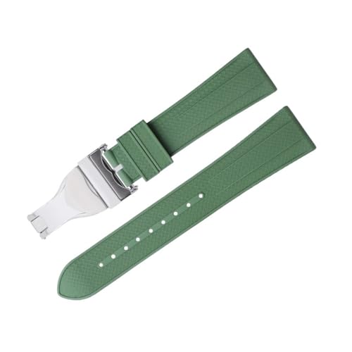 EZZON Pelagos Uhrenarmband für Tudor-Armband M79360.M79363, flaches Ende, weiches Fluorkautschuk, 22 mm, Edelstahl-Faltschnalle, Black Bay 1958 GMT, 41 mm, 22 mm, Achat von EZZON