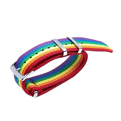 EZZON Schweißfestes weiches Uhrenarmband aus Segeltuch, Nylon, Uhrenzubehör, passend für Omega Nylonarmband für Speedmaster 300 AT150 Aqua Terra Gürtel, 20 mm, 20 mm, Achat von EZZON