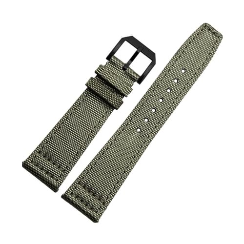 EZZON Uhrenarmbänder aus hochdichtem Nylon, 20 mm, für IWC-Piloten, Portugiesisch, Portofino, Nylon-Canvas-Uhrenarmbänder, Armbänder, 21 mm, Achat von EZZON