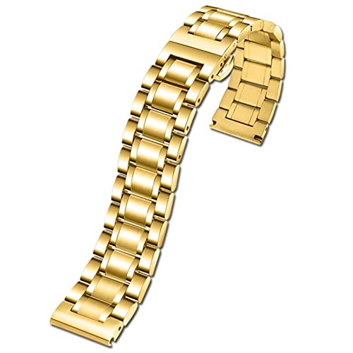 EZZON Uhrenarmband für Diesel DZ7333 DZ4344, großes Zifferblatt, Herren-Metall-Edelstahl-Uhrenarmband, goldfarbenes Armband, 24 mm, 26 mm, 28 mm, 24 mm, Achat von EZZON