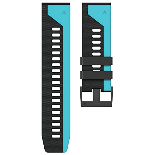 EZZON Uhrenarmband für Garmin Fenix 6X 6 Pro 5X 5 Plus 3 HR Enduro Silikon Easyfit Armband für Garmin Enduro D2 26 22 mm, For Fenix 5X 5XPlus, Achat von EZZON