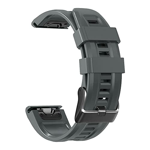 EZZON Uhrenarmband für Garmin Fenix 7 7X 6 6X Pro Watch, Silikon, Easyfit-Armband, 22 mm, 26 mm, für Fenix 5, 5X Plus, 26mm For Fenix 5X 5XPlus, Achat von EZZON