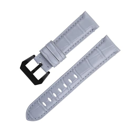 EZZON Uhrenarmband für Panerai-Armband für PAM441/438-Serie, weiches Rindsleder, echtes Bambusleder, 20 mm, 22 mm, 24 mm, 20 mm, Achat von EZZON