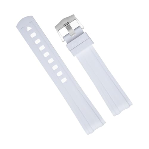 EZZON Uhrenarmband mit gebogenem Ende, FKM Fluorkautschuk, für Omega Strap Seamaster 300 Taucherarmband, Dornschließe, 20 mm, 20 mm, Achat EZZON Uhrenarmband mit gebogenem Ende, FKM Fluorkautschuk, für Omega Strap Seamaster 300 Taucherarmband, Dornschließe, 20 mm, 20 mm, Achat von EZZON