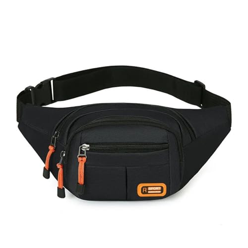 EZZON Verdickte und verschleißfeste, neue Hüfttasche, große Kapazität, wasserabweisende Umhängetasche, verschleißfeste tragbare Tasche, Schwarz , Einheitsgröße, Handwerker von EZZON