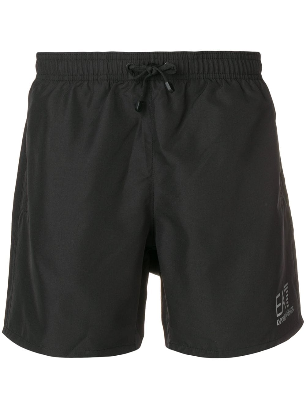 Ea7 Emporio Armani Badeshorts mit Logo-Print - Schwarz von Ea7 Emporio Armani