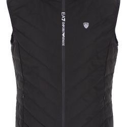 Ea7 Emporio Armani Herren Daunenweste Aus Polyamid In Schwarz von Ea7 Emporio Armani