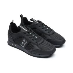 Ea7 Emporio Armani Schwarze Herrensneaker von Ea7 Emporio Armani