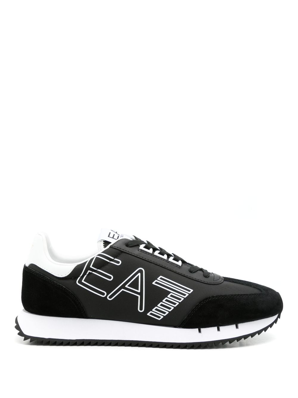 Ea7 Emporio Armani Sneakers mit Kontrasteinsätzen - Schwarz von Ea7 Emporio Armani