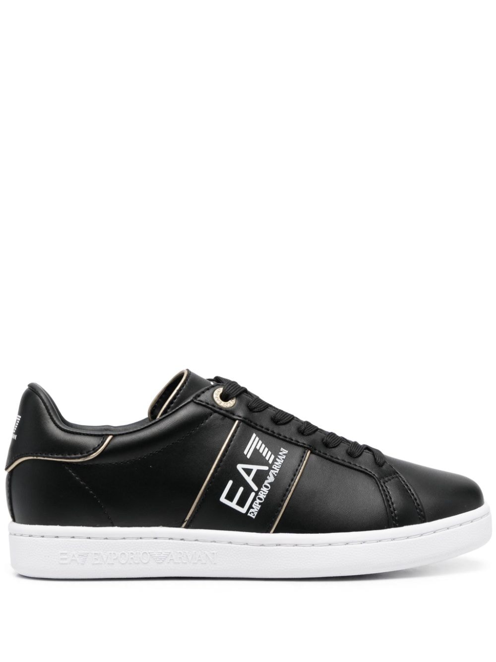 Ea7 Emporio Armani Sneakers mit Logo-Print - Schwarz von Ea7 Emporio Armani