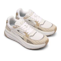 Ea7 Emporio Armani Weiße Beige Sneakers Für Herren von Ea7 Emporio Armani
