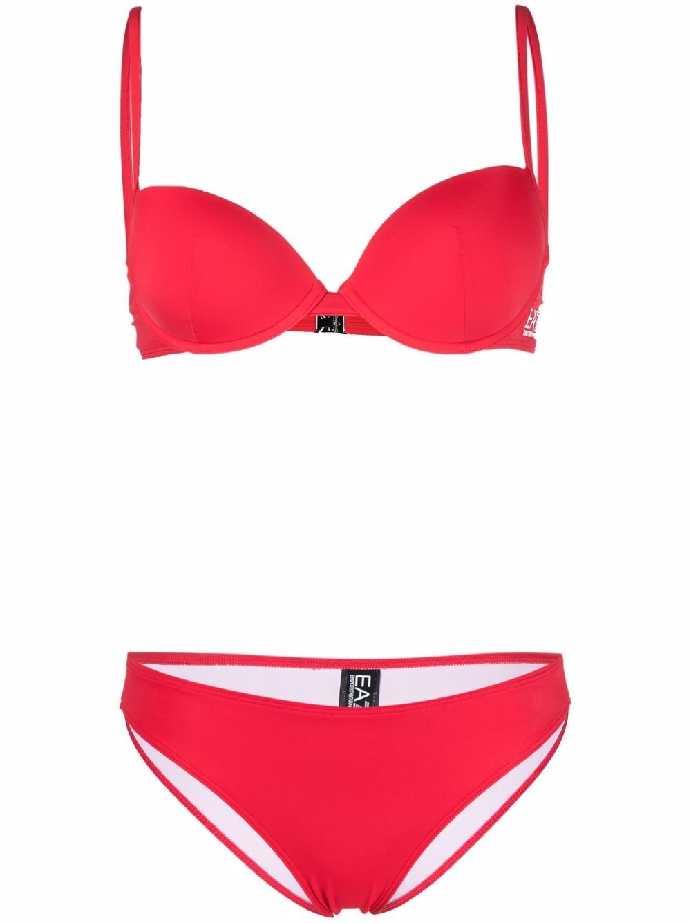 Ea7 Emporio Armani Bikini mit Logo-Print - Rot von Ea7 Emporio Armani