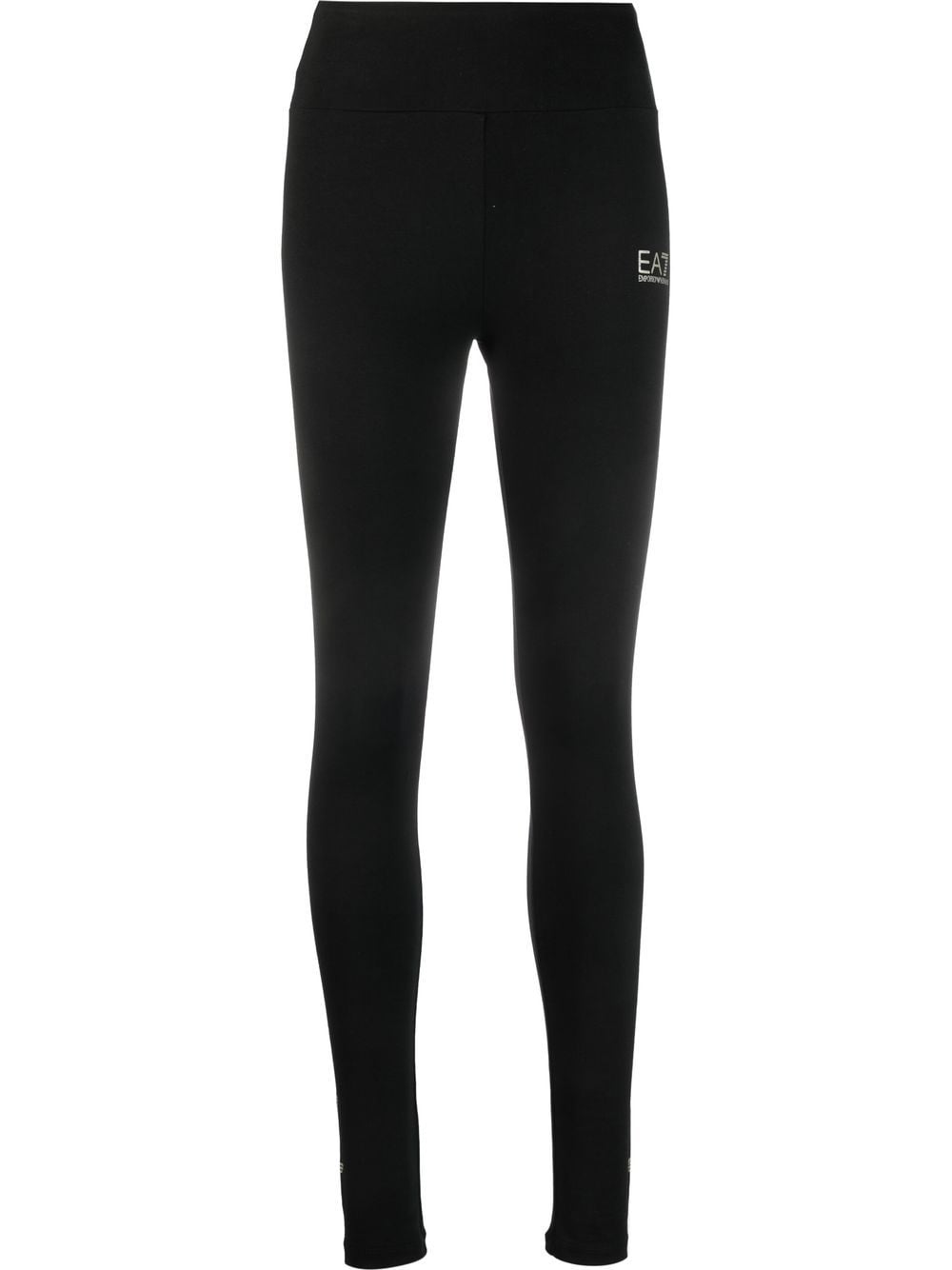 Ea7 Emporio Armani Leggings mit Logo-Print - Schwarz von Ea7 Emporio Armani