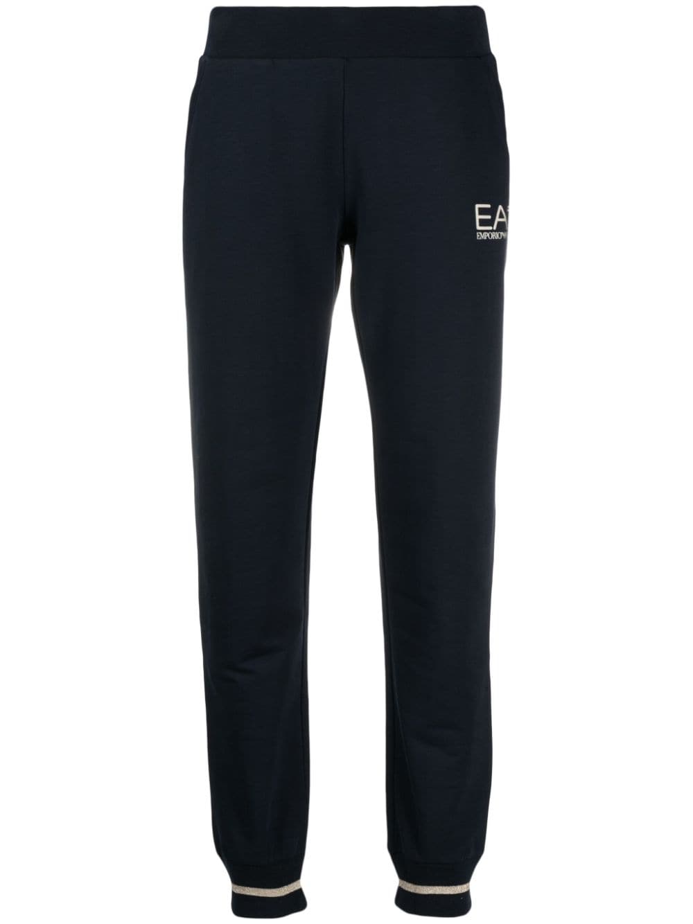 Ea7 Emporio Armani Tapered-Jogginghose mit Logo-Print - Blau von Ea7 Emporio Armani