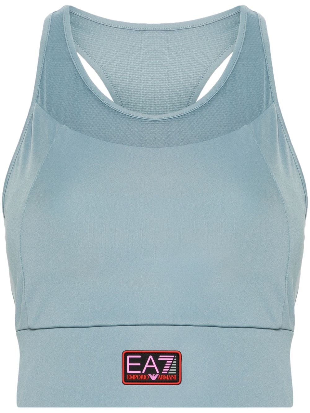 Ea7 Emporio Armani Sport-BH mit Logo - Blau von Ea7 Emporio Armani