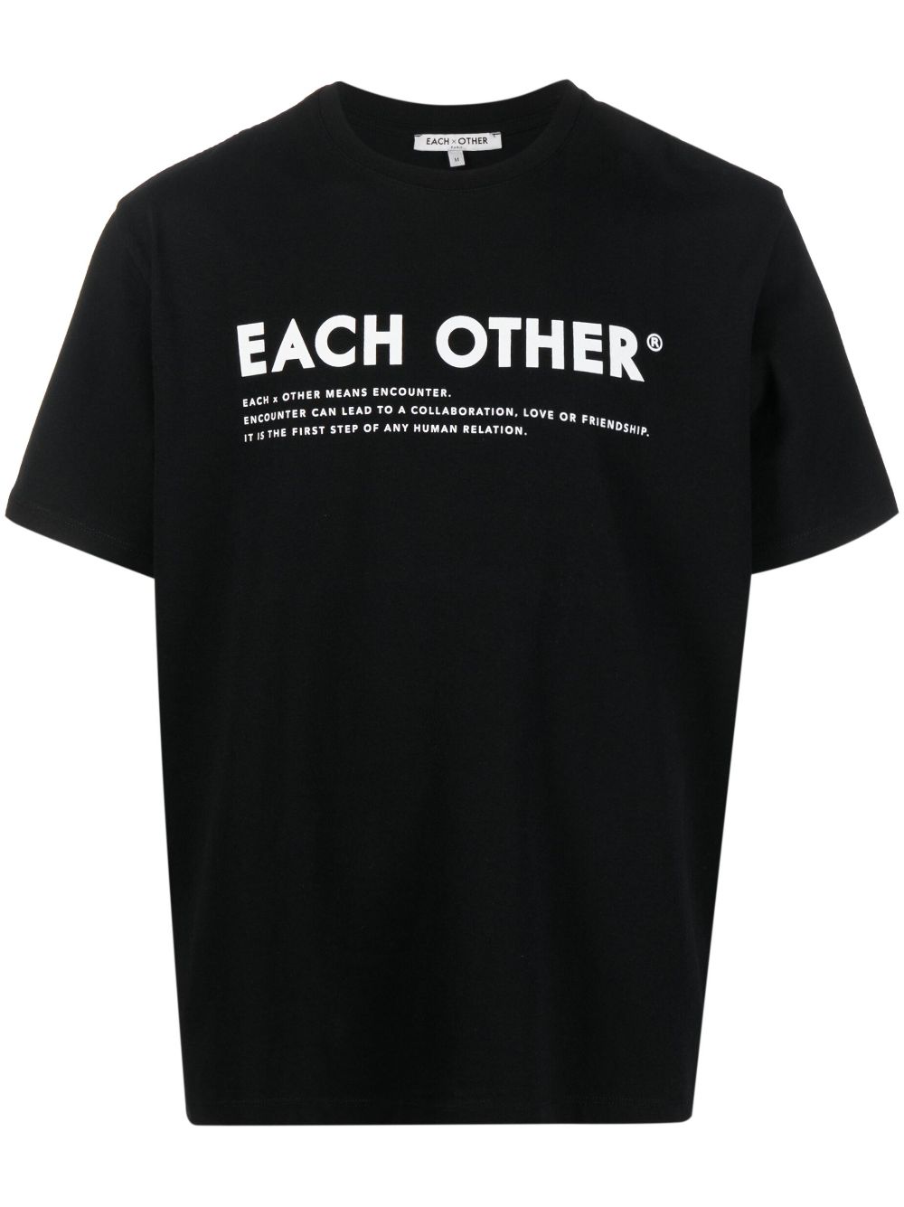 Each X Other T-Shirt mit Logo-Print - Schwarz von Each X Other