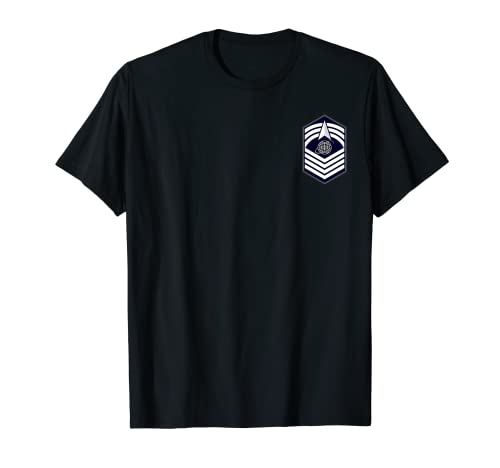 Chief Master Sergeant E-9 Space Force Militärischer Rang-Patch T-Shirt von Eads Designs